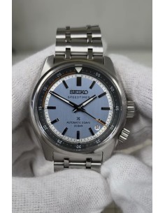 cronógrafo automático hombre Seiko Prospex Speedtimer Ice Blue Sky HBC003J JDM 39.5mm 200m 2