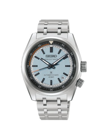 cronógrafo automático hombre Seiko Prospex Speedtimer Ice Blue Sky HBC003J JDM 39.5mm 200m
