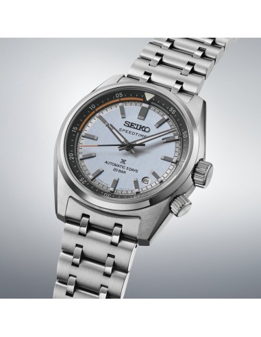cronógrafo automático hombre Seiko Prospex Speedtimer Ice Blue Sky HBC003J JDM 39.5mm 200m