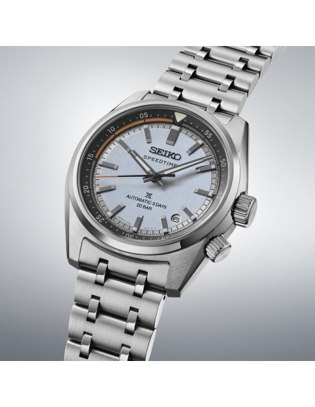 cronógrafo automático hombre Seiko Prospex Speedtimer Ice Blue Sky HBC003J JDM 39.5mm 200m