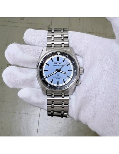 cronógrafo automático hombre Seiko Prospex Speedtimer Ice Blue Sky HBC003J JDM 39.5mm 200m