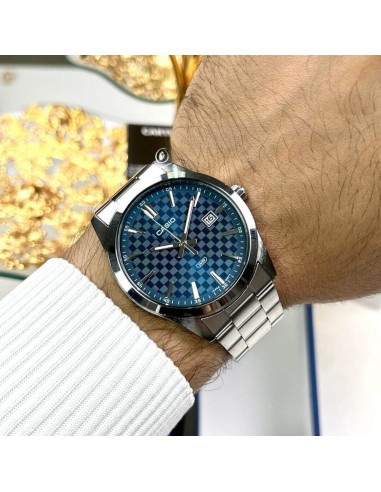 reloj clásico cuarzo hombre Casio Classic MTP-VD03D-2A2 41mm 50m WR correa de acero
