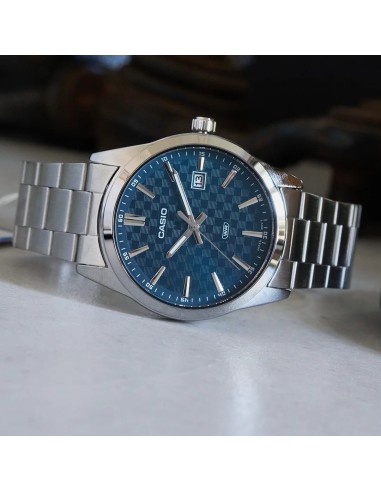 reloj clásico cuarzo hombre Casio Classic MTP-VD03D-2A2 41mm 50m WR correa de acero
