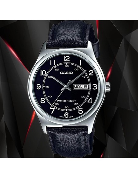 reloj clásico cuarzo hombre Casio Classic MTP-V006L-1B2 45.1 × 38 × 9.4 mm 46grs correa de cuero