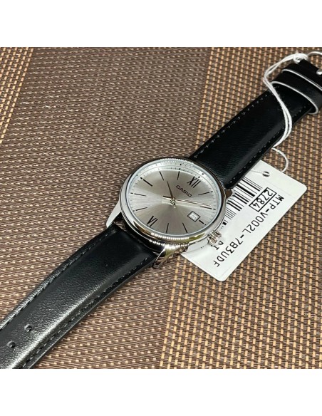 reloj clásico cuarzo hombre Casio Classic  MTP-V002L-7B3 44 × 37 × 9.6 mm 44 grs correa de cuero