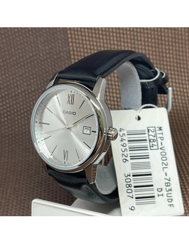 reloj clásico cuarzo hombre Casio Classic  MTP-V002L-7B3 44 × 37 × 9.6 mm 44 grs correa de cuero