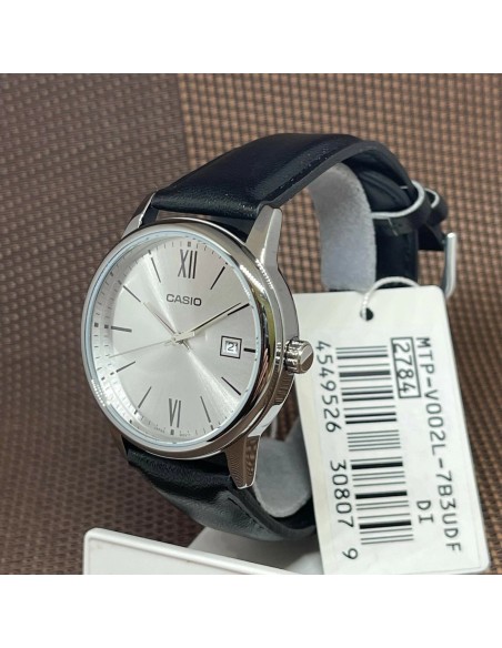 reloj clásico cuarzo hombre Casio Classic  MTP-V002L-7B3 44 × 37 × 9.6 mm 44 grs correa de cuero