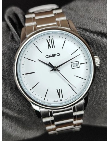 reloj clásico cuarzo hombre Casio Classic MTP-V002D-7B3 44 × 37 × 9.6 mm correa de acero