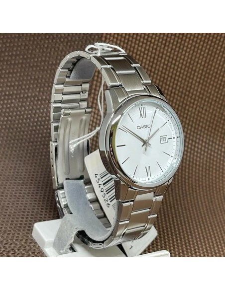 reloj clásico cuarzo hombre Casio Classic MTP-V002D-7B3 44 × 37 × 9.6 mm correa de acero