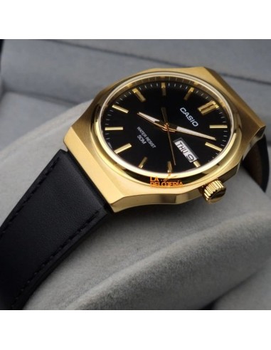 reloj clásico cuarzo hombre Casio Classic  MTP-E735GL-1A 44.5 × 37.5 × 8.4 mm 47grs correa de cuero