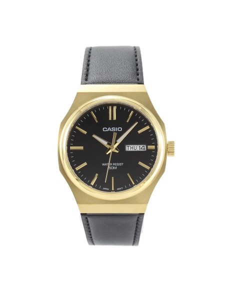 reloj clásico cuarzo hombre Casio Classic  MTP-E735GL-1A 44.5 × 37.5 × 8.4 mm 47grs correa de cuero