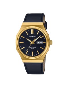 reloj clásico cuarzo hombre Casio Classic  MTP-E735GL-1A 44.5 × 37.5 × 8.4 mm 47grs correa de cuero