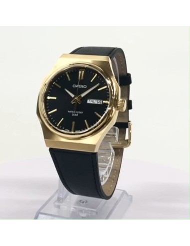reloj clásico cuarzo hombre Casio Classic  MTP-E735GL-1A 44.5 × 37.5 × 8.4 mm 47grs correa de cuero