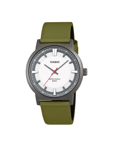 Reloj Casio MTP-B220BL-7A Reloj de Hombre Analógico con Correa de Cuero