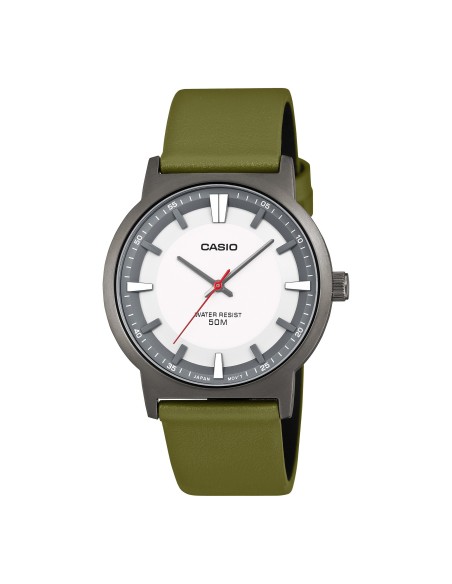 Reloj Casio MTP-B220BL-7A Reloj de Hombre Analógico con Correa de Cuero