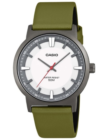 Reloj Casio MTP-B220BL-7A Reloj de Hombre Analógico con Correa de Cuero