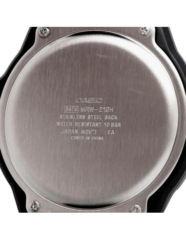reloj deportivo hombre Casio Sports MRW-210H-3BV 55 × 52.6 × 14.2 mm 61grs 100m correa de goma