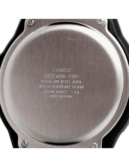 reloj deportivo hombre Casio Sports MRW-210H-3BV 55 × 52.6 × 14.2 mm 61grs 100m correa de goma