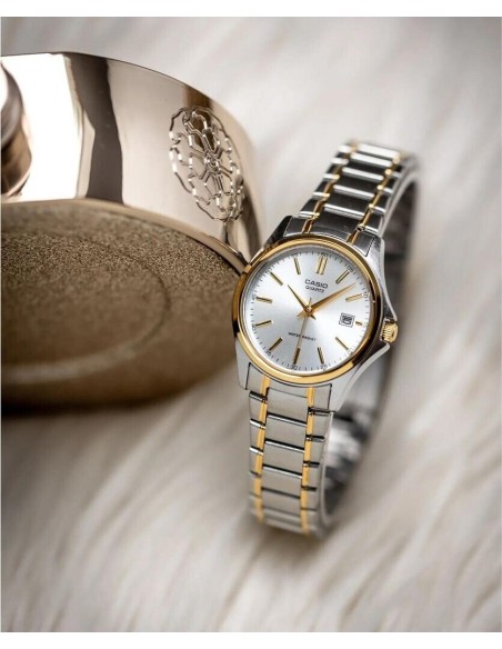 copy of Reloj analógico para mujer Casio LTP-1183A-1A con caja y correa de acero inoxidable