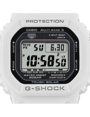 Reloj Casio G-Shock Para Hombre GW-5000HS-7 Digital Correa Resina Blanca Solar 200M