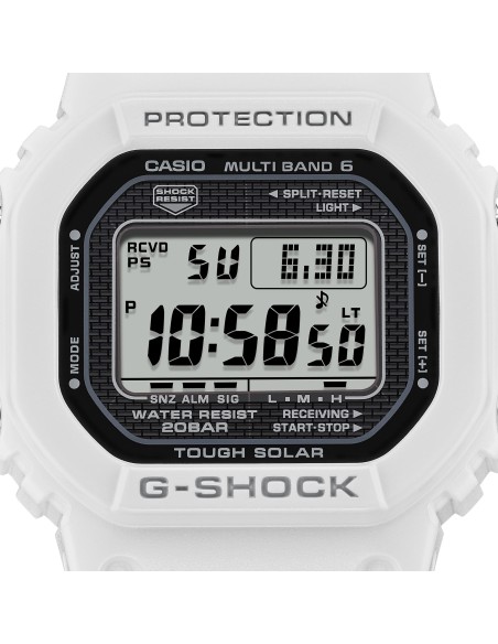 Reloj Casio G-Shock Para Hombre GW-5000HS-7 Digital Correa Resina Blanca Solar 200M