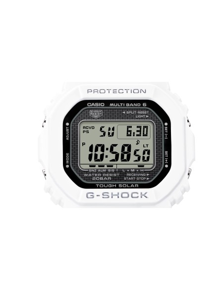 Reloj Casio G-Shock Para Hombre GW-5000HS-7 Digital Correa Resina Blanca Solar 200M