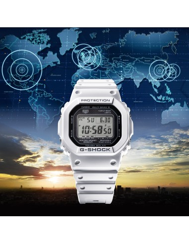 Reloj Casio G-Shock Para Hombre GW-5000HS-7 Digital Correa Resina Blanca Solar 200M