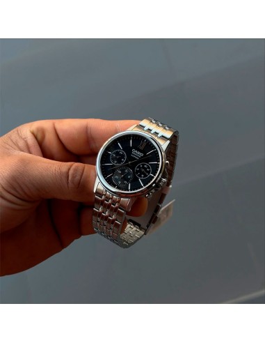 Casio BMS-300D-1A – Reloj Hombre Analógico de Acero Inoxidable Plateado