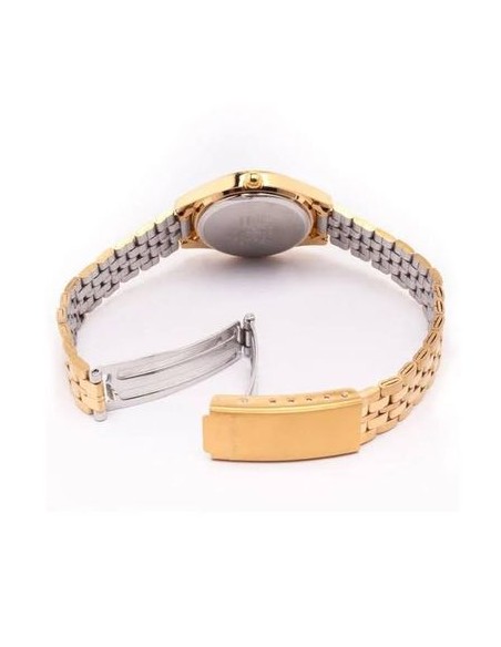 Reloj Casio LTP-1129N-7A Dorado con Esfera Blanca correa acero inoxidable color dorado