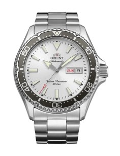 reloj automático buceo hombre Orient Kamasu “Ginrin” RA-AA0825S 41.8mm 200m WR cristal de zafiro correa de acero 2