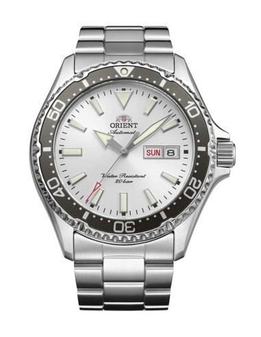 reloj automático buceo hombre Orient Kamasu “Ginrin” RA-AA0825S 41.8mm 200m WR cristal de zafiro correa de acero