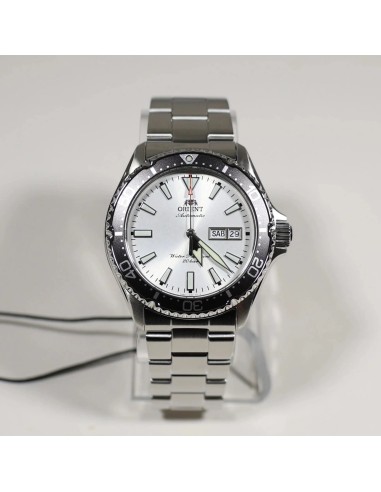 reloj automático buceo hombre Orient Kamasu “Ginrin” RA-AA0825S 41.8mm 200m WR cristal de zafiro correa de acero