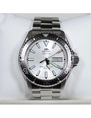 reloj automático buceo hombre Orient Kamasu “Ginrin” RA-AA0825S 41.8mm 200m WR cristal de zafiro correa de acero