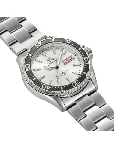 reloj automático buceo hombre Orient Kamasu “Ginrin” RA-AA0825S 41.8mm 200m WR cristal de zafiro correa de acero