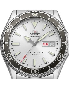 reloj automático buceo hombre Orient Kamasu “Ginrin” RA-AA0825S 41.8mm 200m WR cristal de zafiro correa de acero