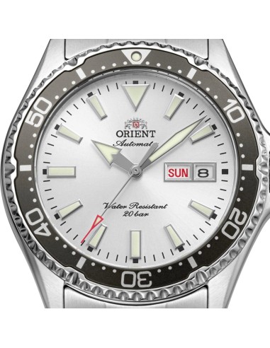 reloj automático buceo hombre Orient Kamasu “Ginrin” RA-AA0825S 41.8mm 200m WR cristal de zafiro correa de acero