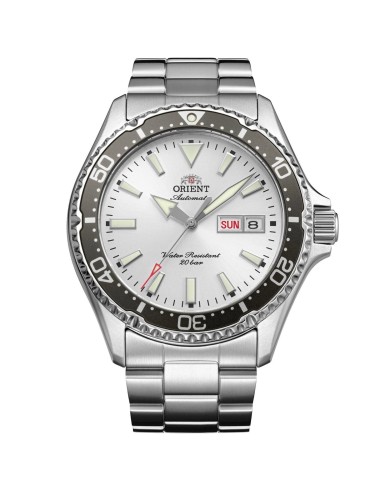 reloj automático buceo hombre Orient Kamasu “Ginrin” RA-AA0825S 41.8mm 200m WR cristal de zafiro correa de acero