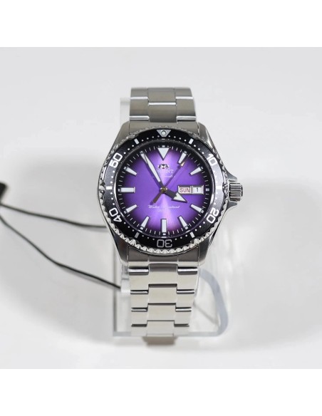 automático buceo hombre Orient Kamasu “Murasaki Uni” (erizo de mar japonés)  RA-AA0827V  Limited Edition