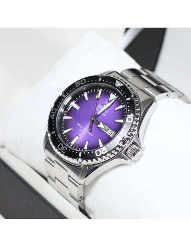 automático buceo hombre Orient Kamasu “Murasaki Uni” (erizo de mar japonés)  RA-AA0827V  Limited Edition