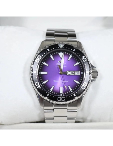 automático buceo hombre Orient Kamasu “Murasaki Uni” (erizo de mar japonés)  RA-AA0827V  Limited Edition