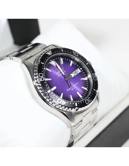 automático buceo hombre Orient Kamasu “Murasaki Uni” (erizo de mar japonés)  RA-AA0827V  Limited Edition