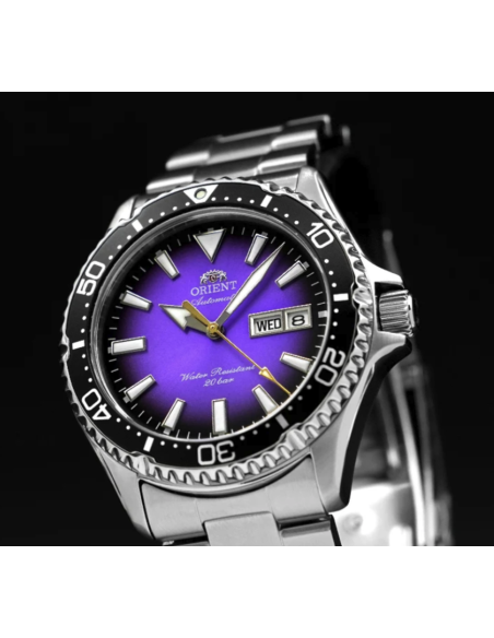 automático buceo hombre Orient Kamasu “Murasaki Uni” (erizo de mar japonés)  RA-AA0827V  Limited Edition