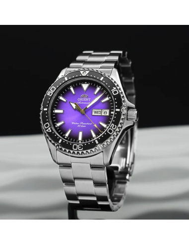 automático buceo hombre Orient Kamasu “Murasaki Uni” (erizo de mar japonés)  RA-AA0827V  Limited Edition