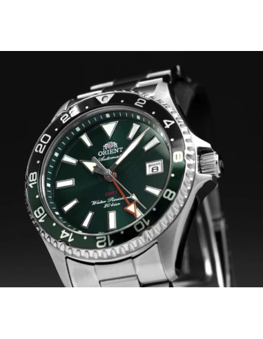 automático buceo hombre Orient Kamasu GMT  "Aoumigame" (アオウミガメ) RA-BC0002E 42.8mm 200m