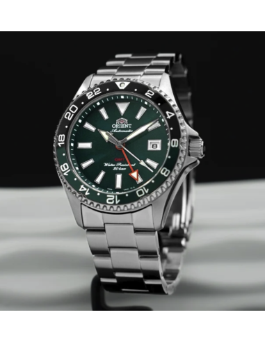 automático buceo hombre Orient Kamasu GMT  "Aoumigame" (アオウミガメ) RA-BC0002E 42.8mm 200m