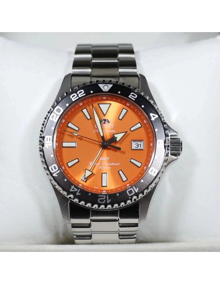 automático buceo hombre Orient Kamasu GMT  "Shake" (鮭) RA-BC0004Y 42.8mm 200m