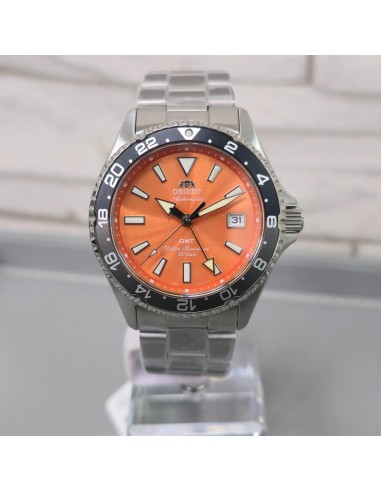 automático buceo hombre Orient Kamasu GMT  "Shake" (鮭) RA-BC0004Y 42.8mm 200m