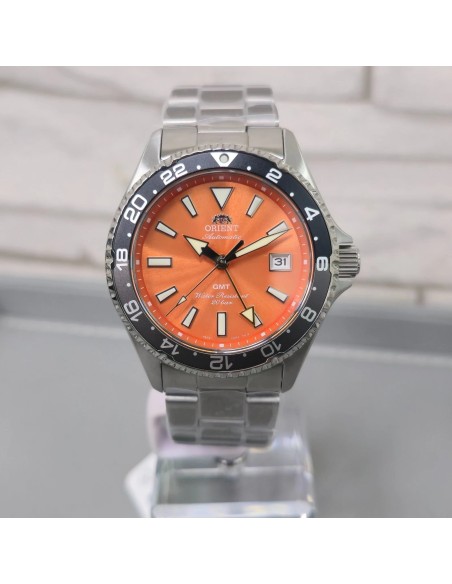 automático buceo hombre Orient Kamasu GMT  "Shake" (鮭) RA-BC0004Y 42.8mm 200m