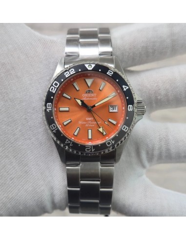 automático buceo hombre Orient Kamasu GMT  "Shake" (鮭) RA-BC0004Y 42.8mm 200m