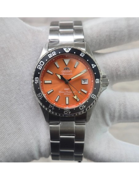 automático buceo hombre Orient Kamasu GMT  "Shake" (鮭) RA-BC0004Y 42.8mm 200m
